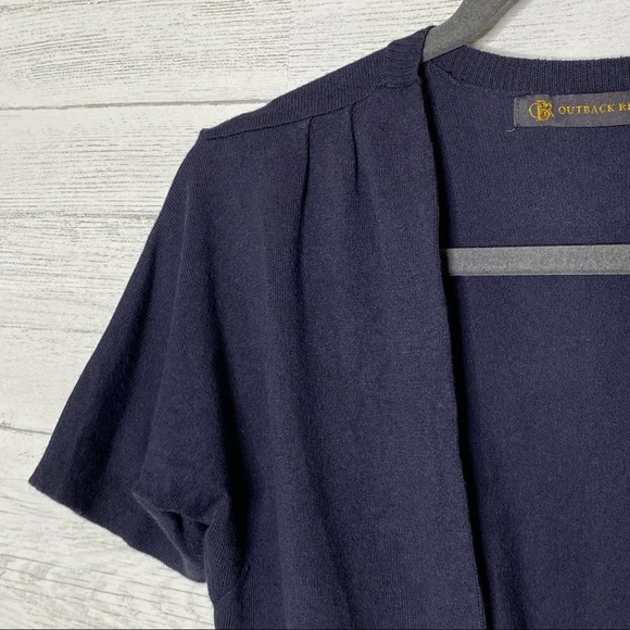 Outback Red Women's Navy Short Cardigan Small - Picture 7 of 8